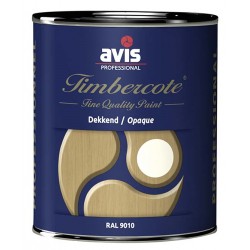 Краска для окон белая Avis Timbercote Dekkend RAL 9010