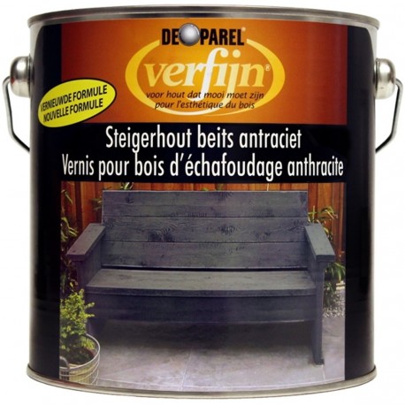 Восковая морилка наружная Verfijn Staigerhout beits  темно серая 2,5 л.